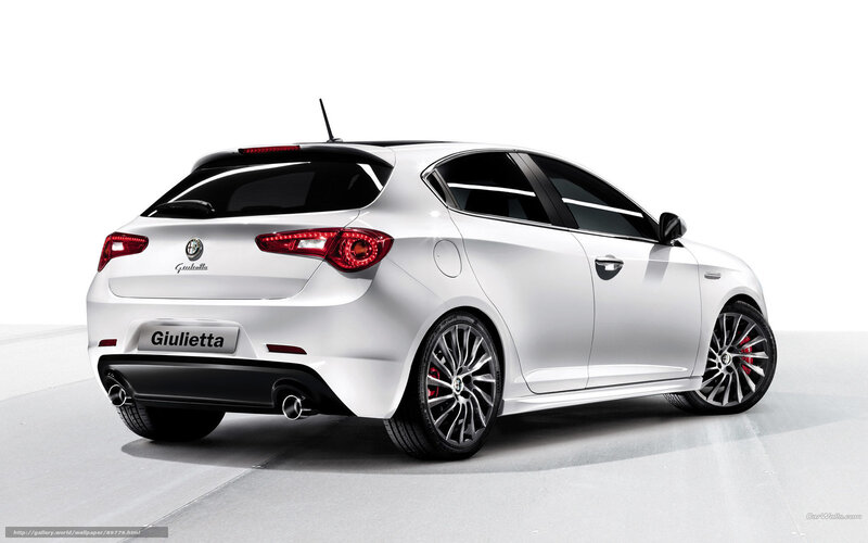 White Alfa Romeo Giulietta — Neutral, Photograph