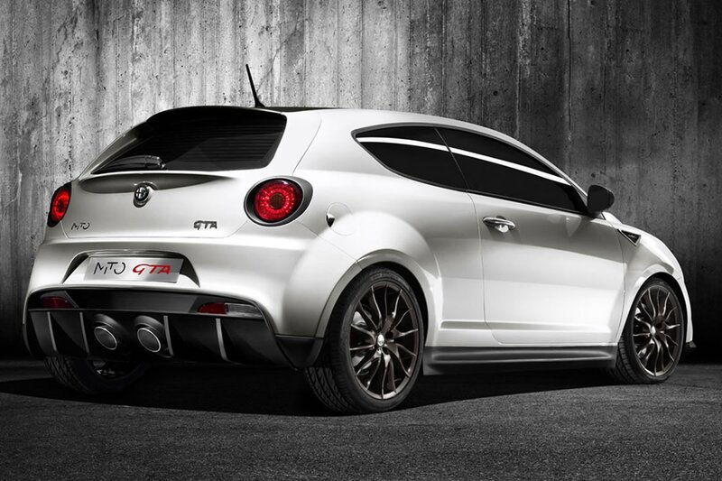 White Alfa Romeo GTA rear view