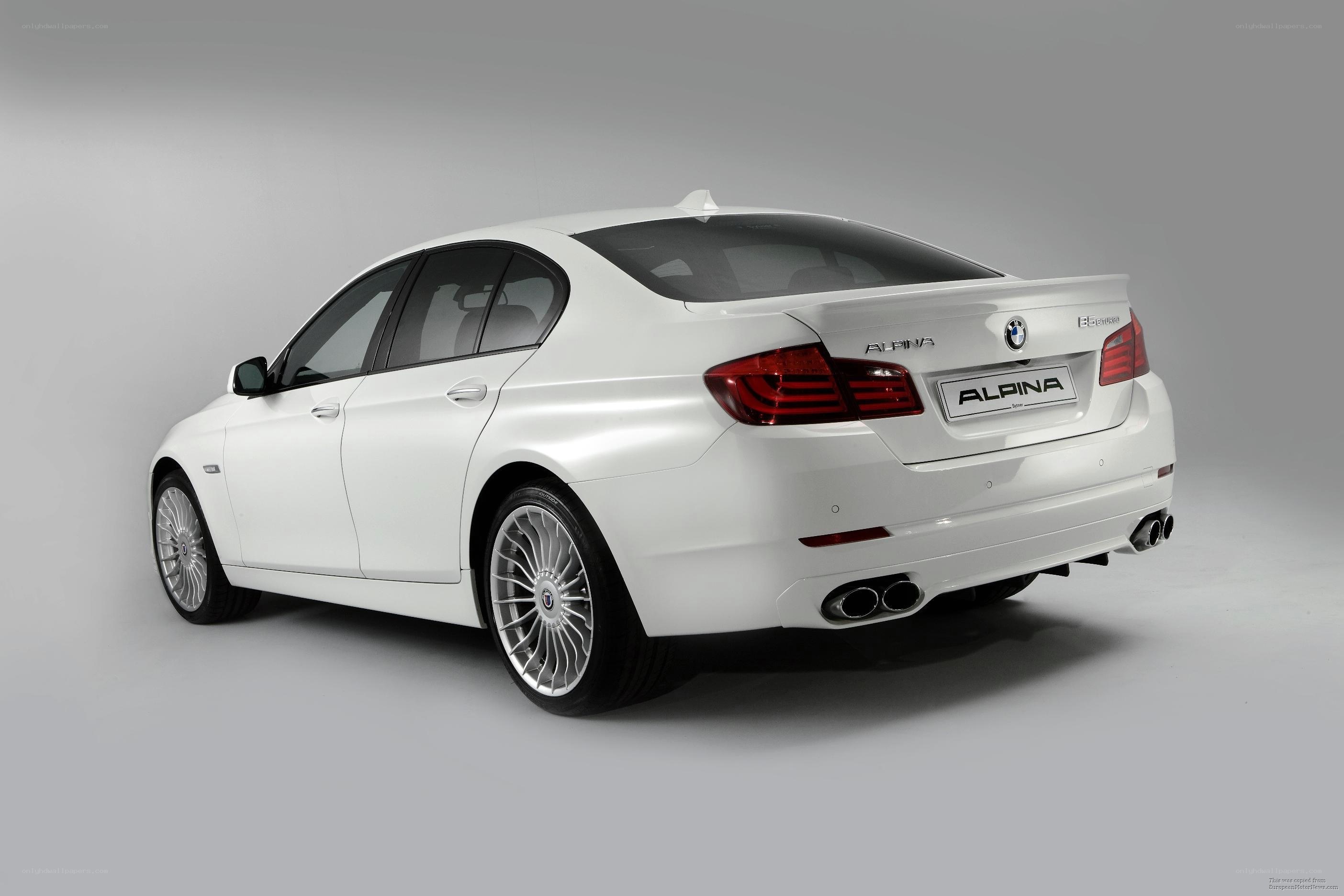 white alpina b5 sedan