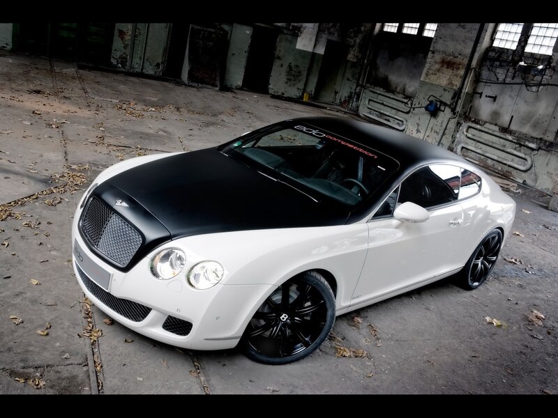 White and Black Bentley — Dramatic