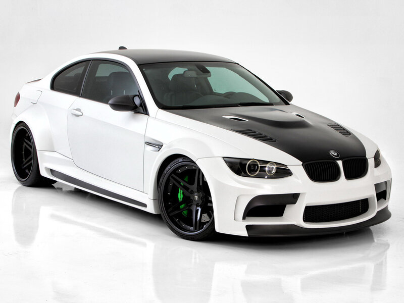 White and Black BMW Coupe — Neutral