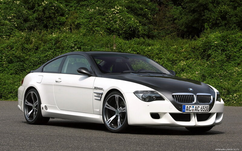 White and Black BMW Coupe