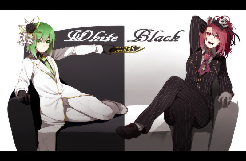 White and Black characters