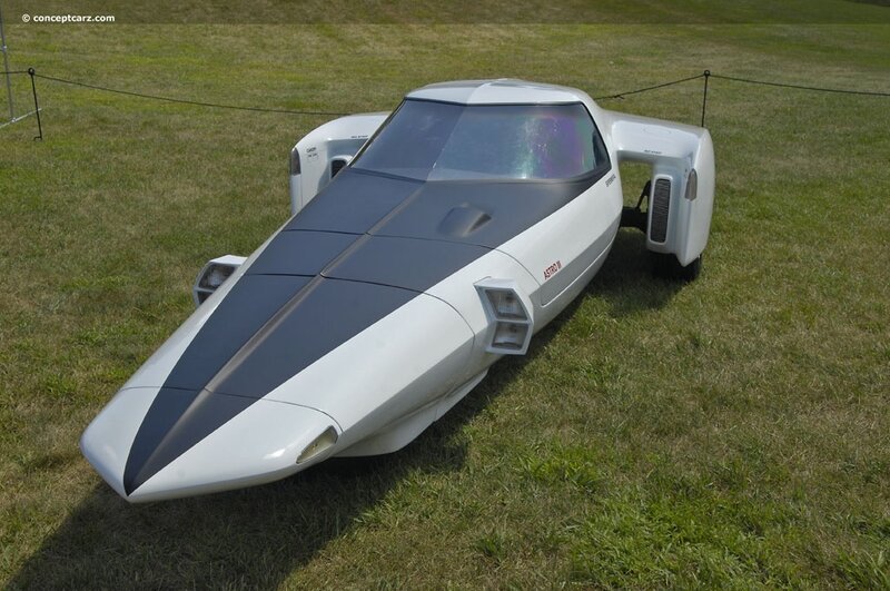 White and Black Concept Car