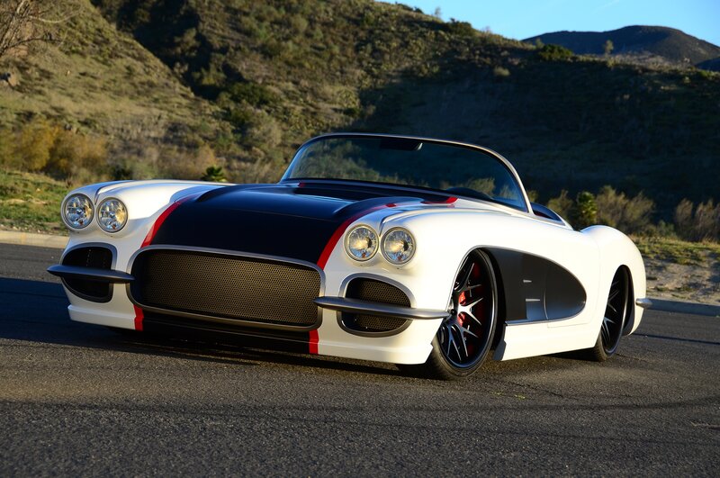 White and Black Convertible Car