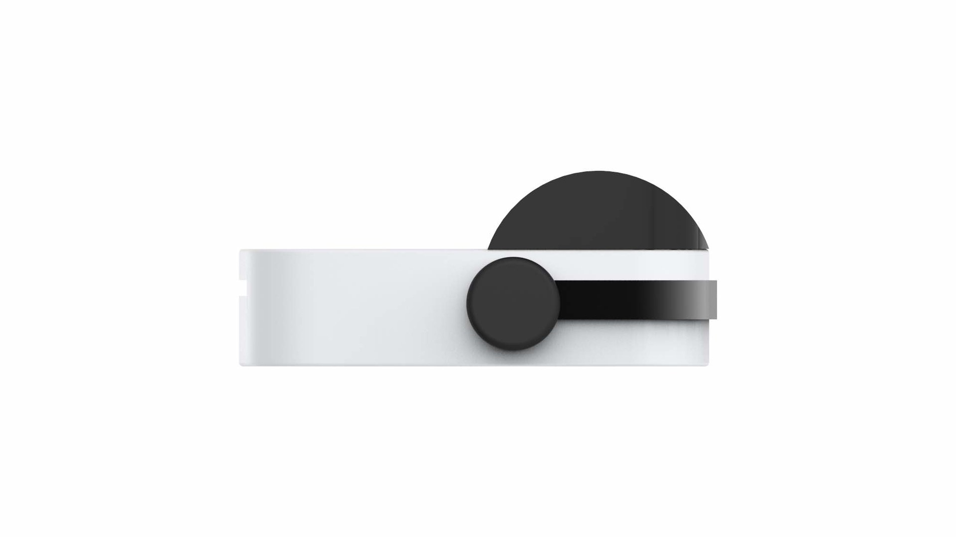 white and black device