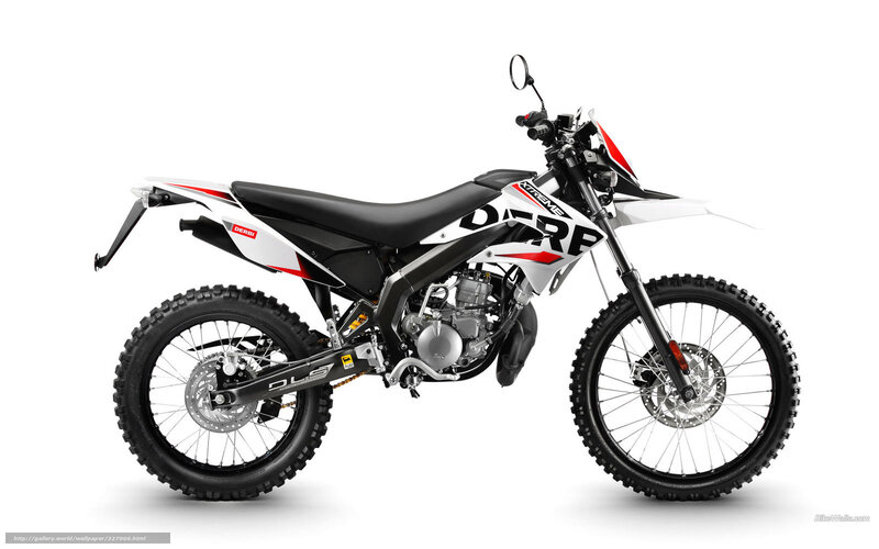 white and black dirt bike