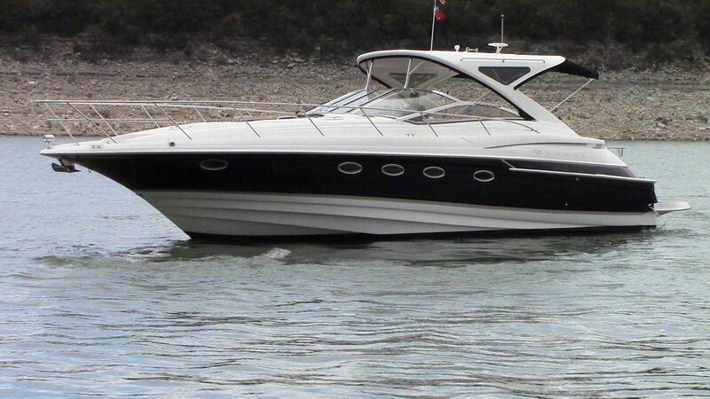White and Black Motorboat