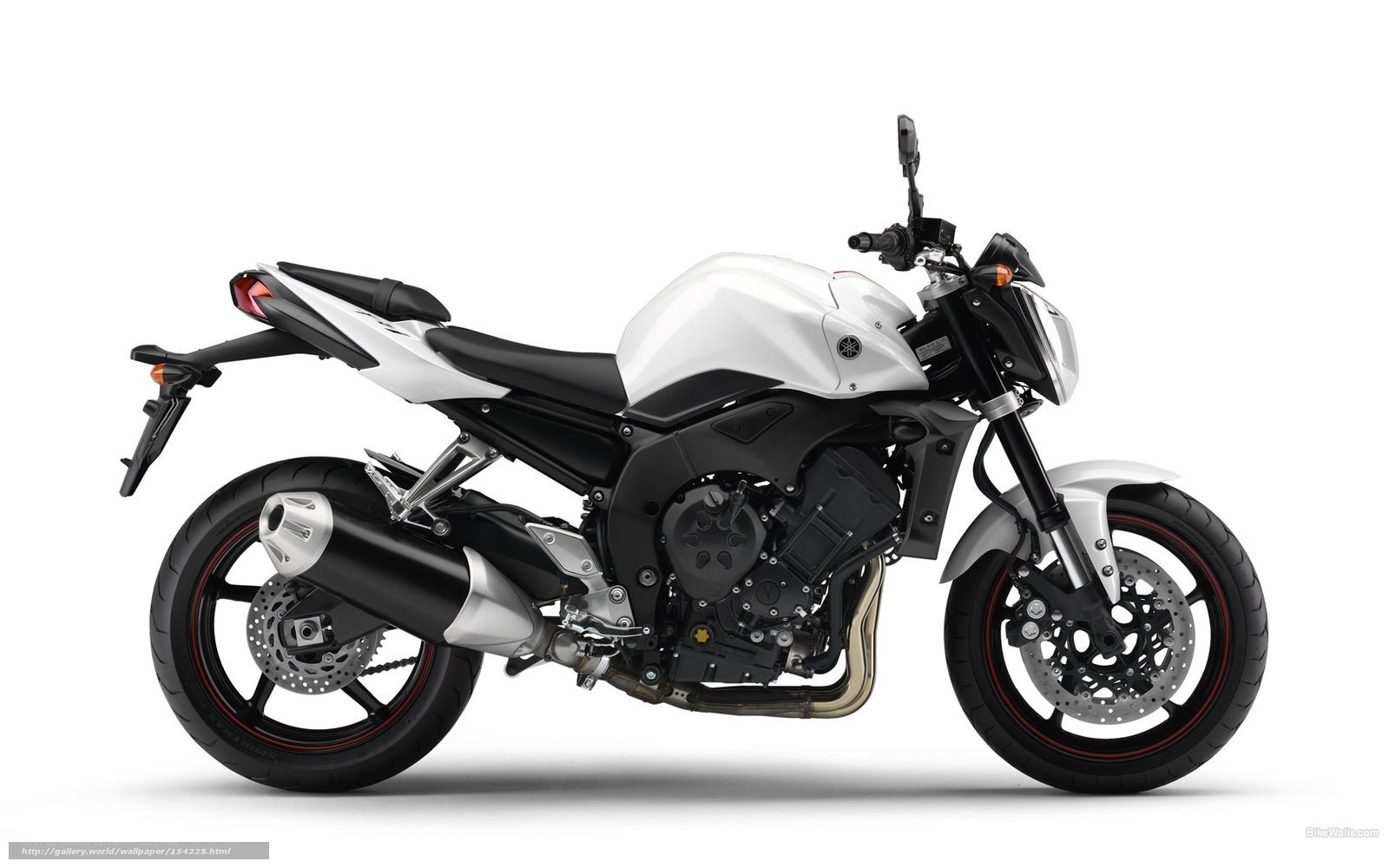 white and black motorcycle
