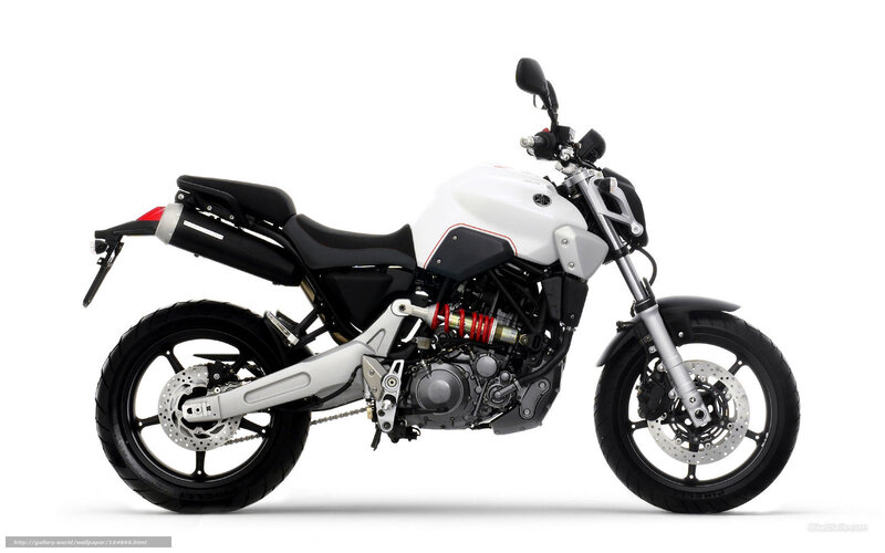 white and black motorcycle