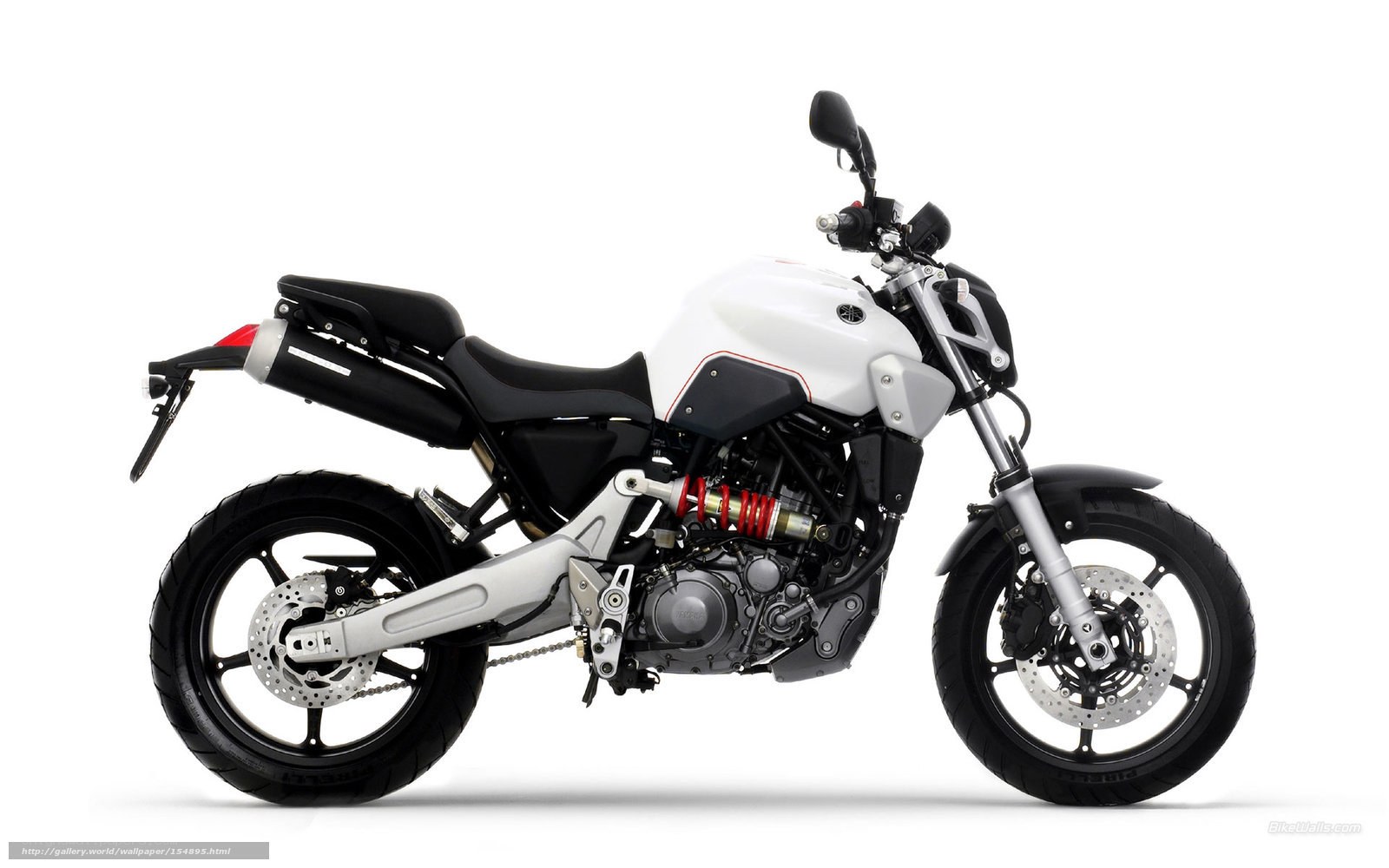 white and black motorcycle