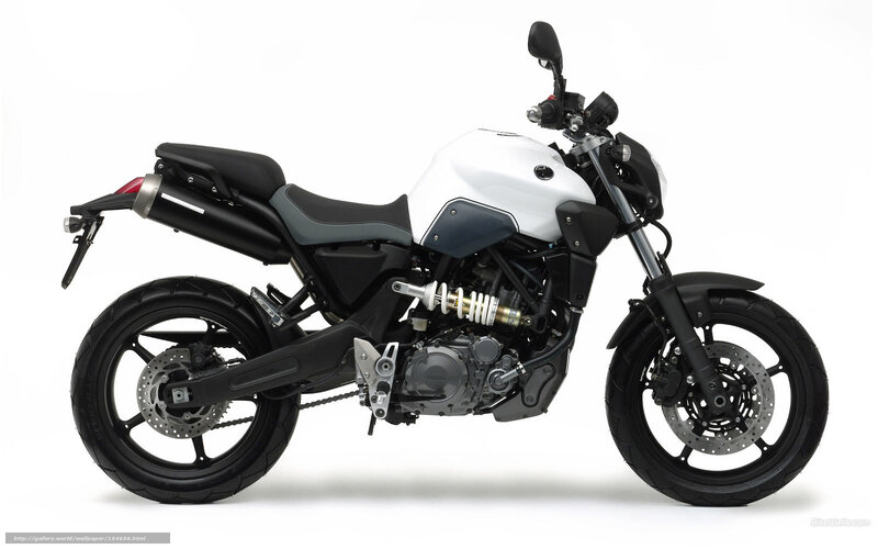 white and black motorcycle