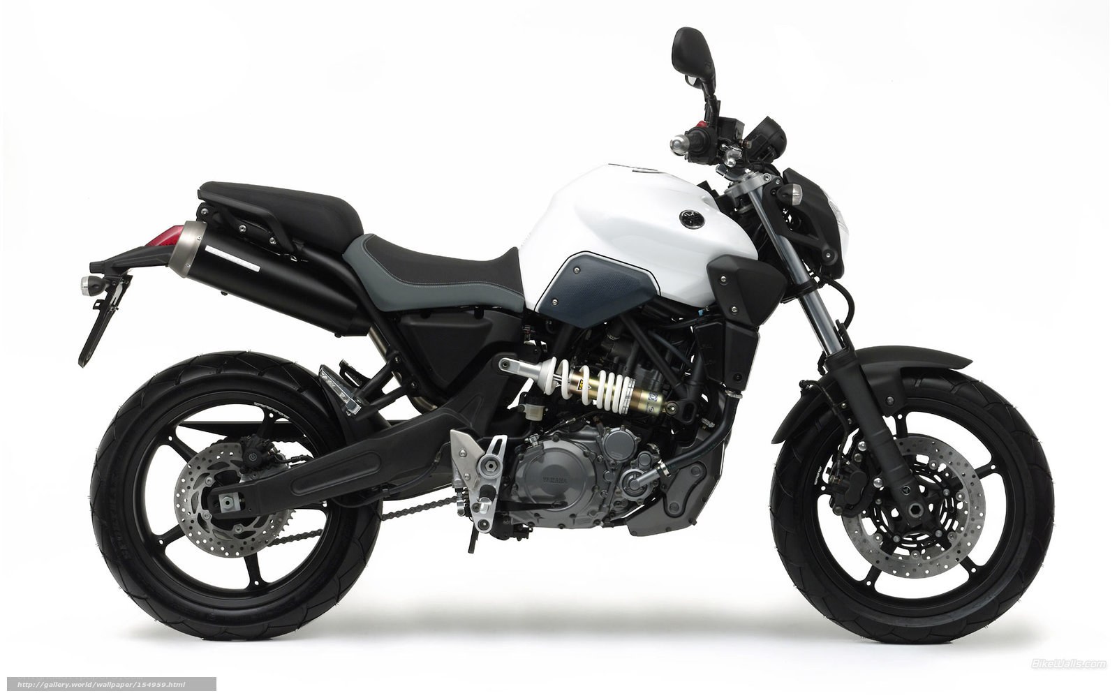white and black motorcycle
