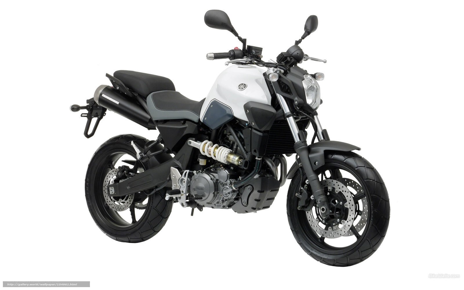 white and black motorcycle