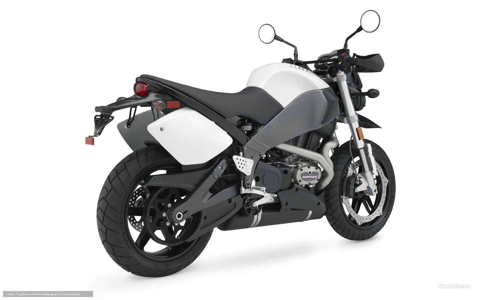 white and black motorcycle