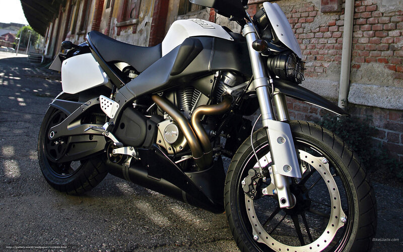 White and Black Motorcycle — Dramatic, Afternoon, Photograph