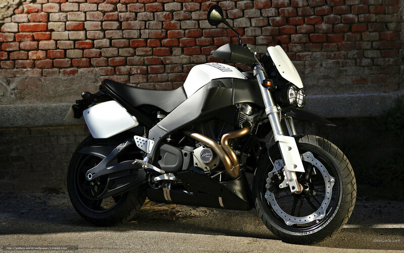 White and Black Motorcycle — Dramatic, Afternoon