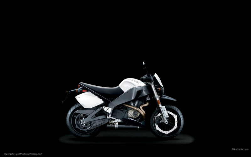 White and Black Motorcycle — Dramatic, Photograph