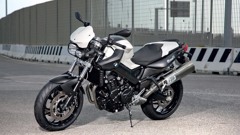 White and Black Motorcycle — Neutral, Afternoon, Photograph