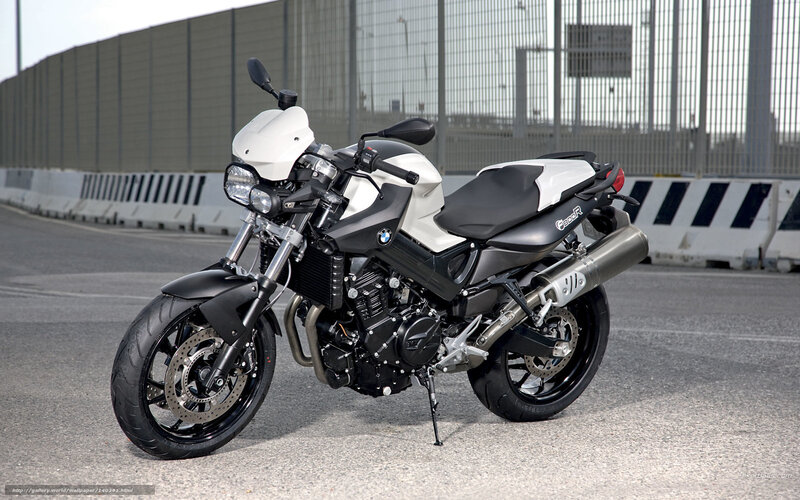 White and Black Motorcycle — Neutral, Afternoon