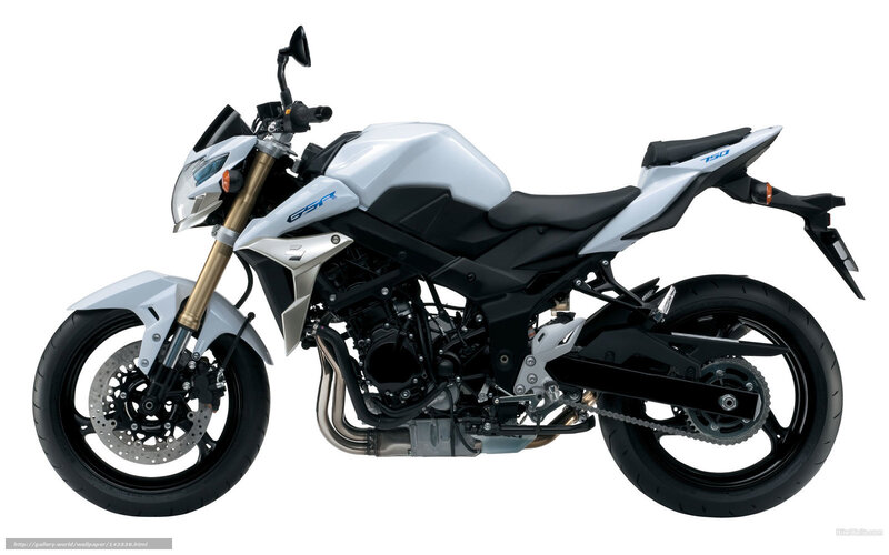 White and Black Motorcycle — Neutral, Photograph, Front Wheel