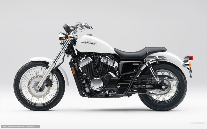 White and Black Motorcycle — Neutral, Photograph, Seat, Engine, Wheels