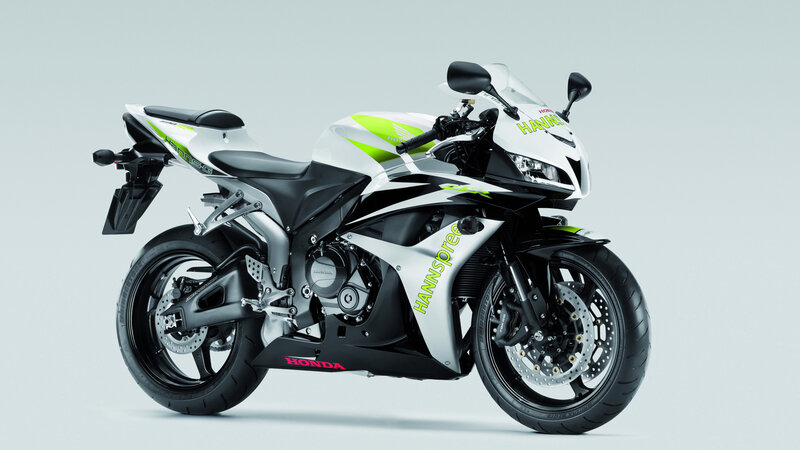 White and Black Motorcycle — Neutral, Photograph