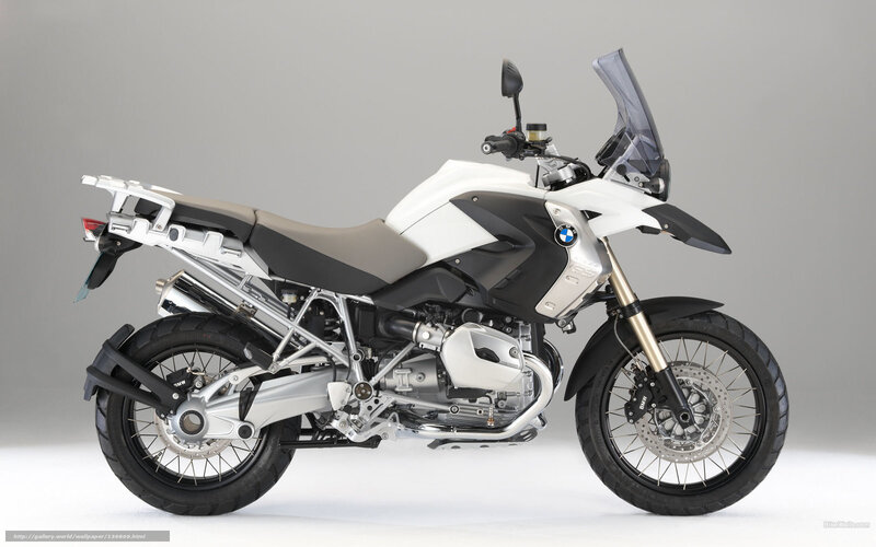 White and Black Motorcycle — Neutral, Photograph, Windshield