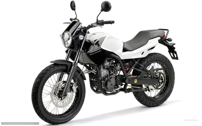 white and black motorcycle