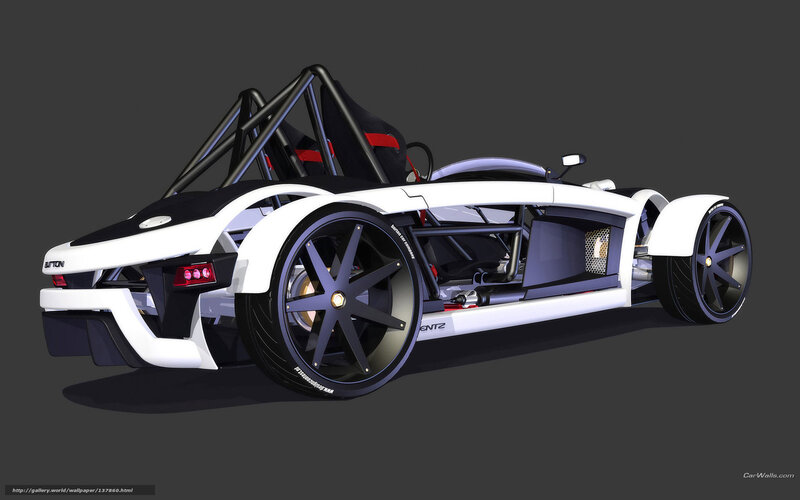 White and Black Race Car — Technical