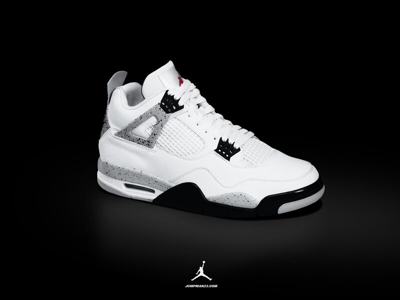 White and Black Sneaker — Dramatic