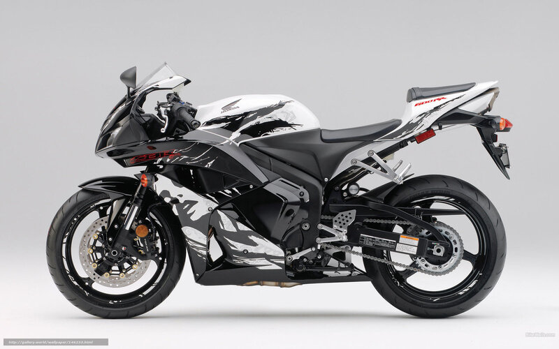 White and Black Sport Motorcycle — Neutral, Photograph, Seat