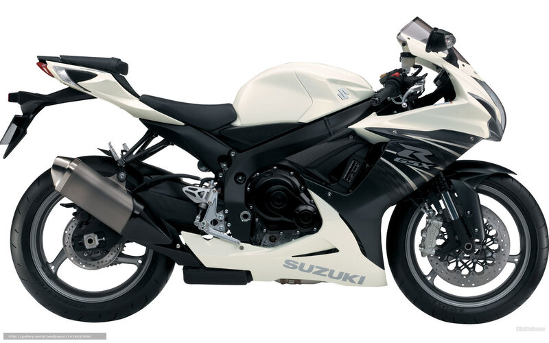 White and Black Sport Motorcycle — Neutral