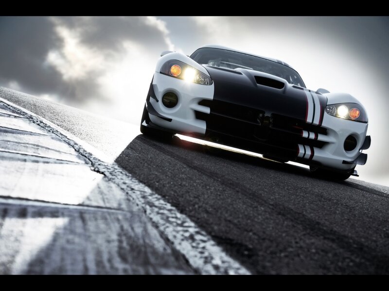 white and black sports car