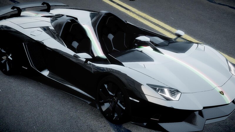 white and black sports car