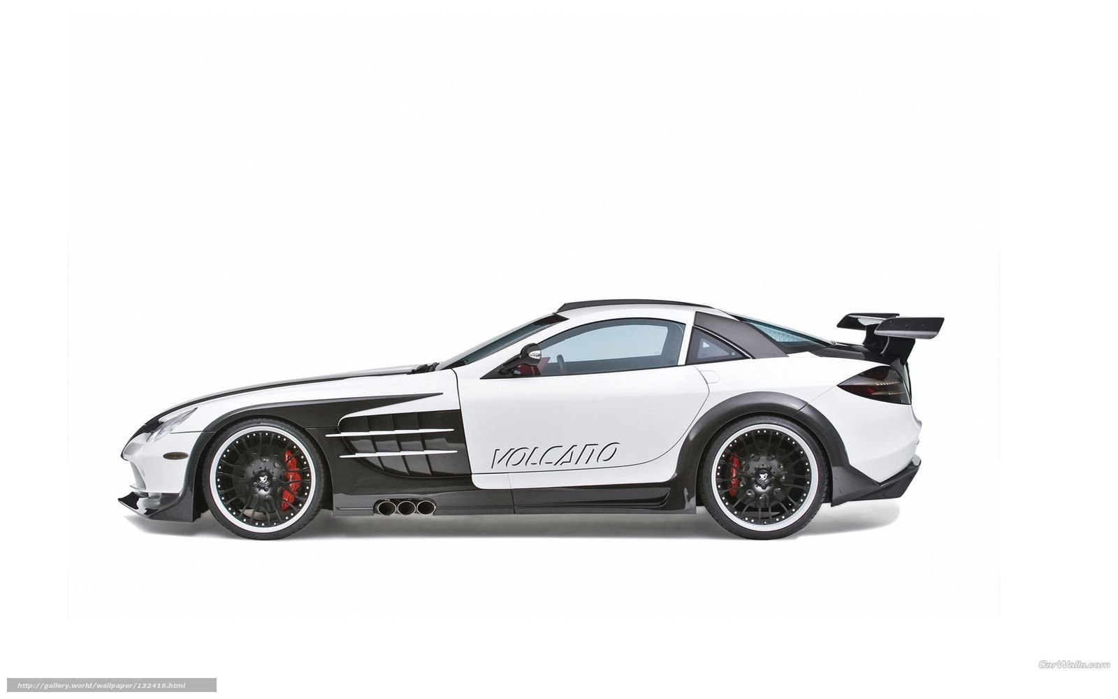 white and black sports car