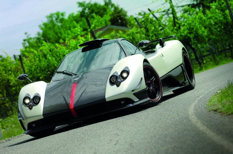 white and black sports car