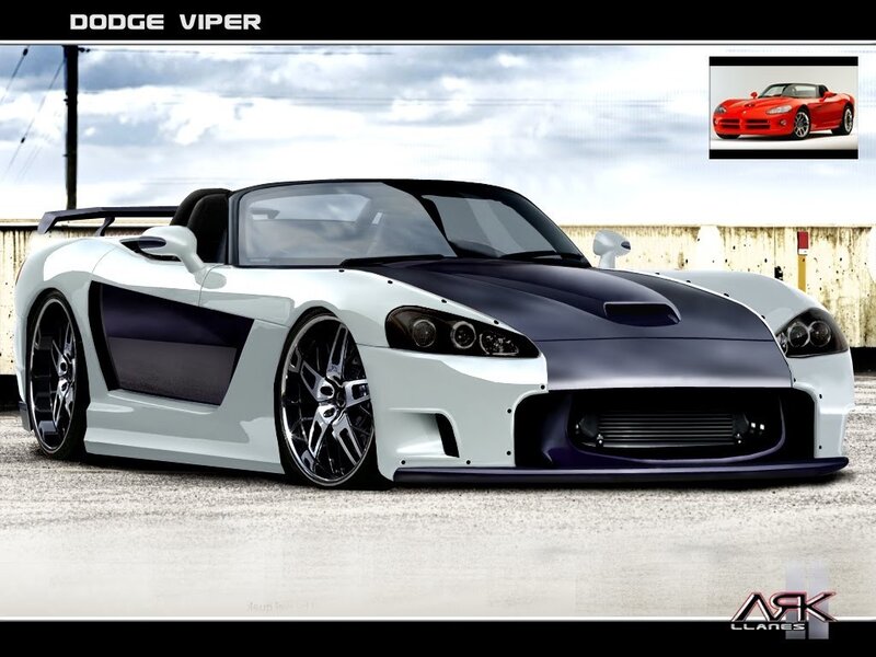 White and Black Sports Car — Dramatic, Afternoon, Digital Art