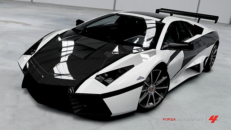 White and Black Sports Car — Modern, 3d Render