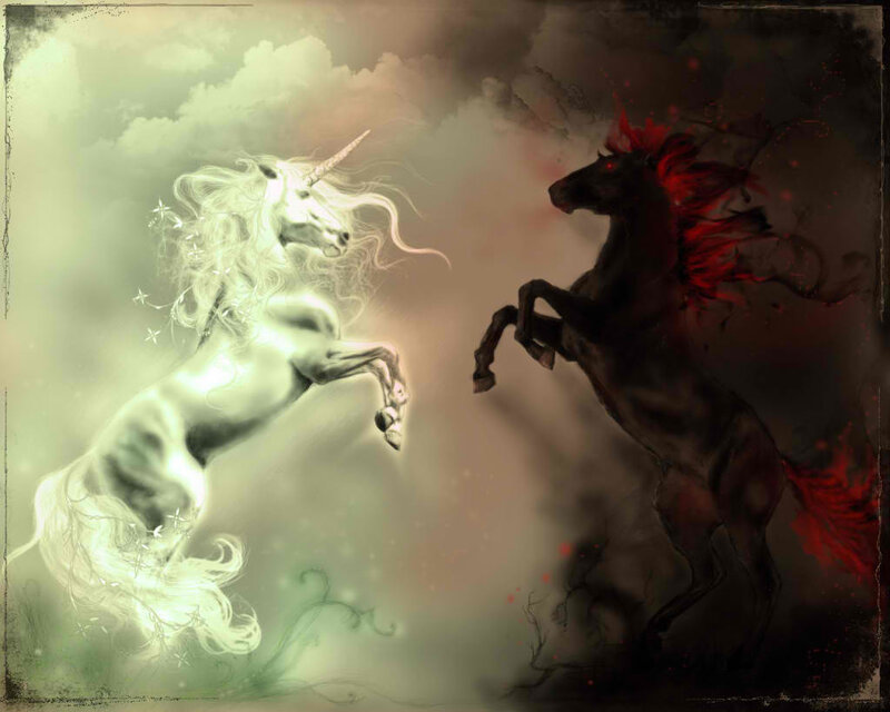 White and Black Unicorns