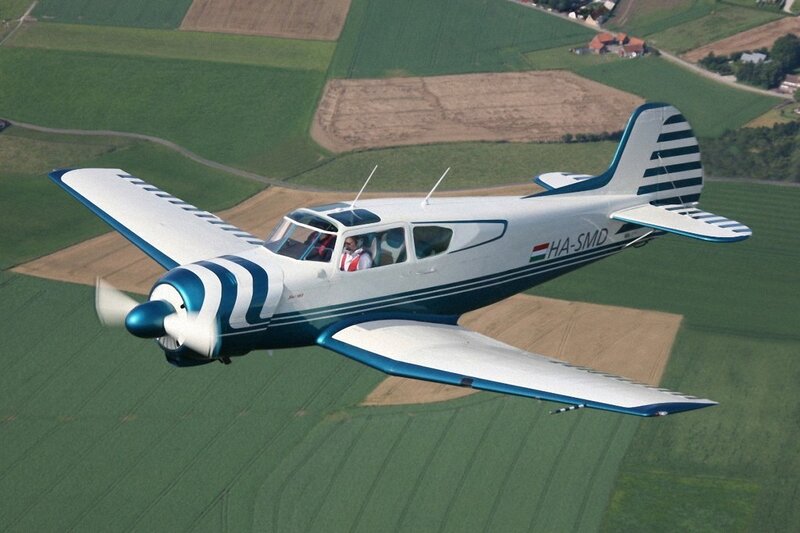 White and Blue Airplane