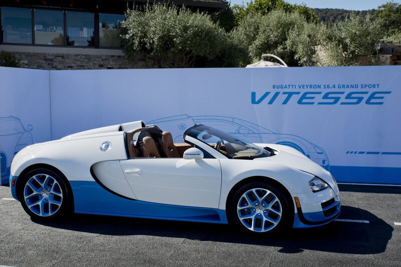 White and Blue Bugatti — Showcase
