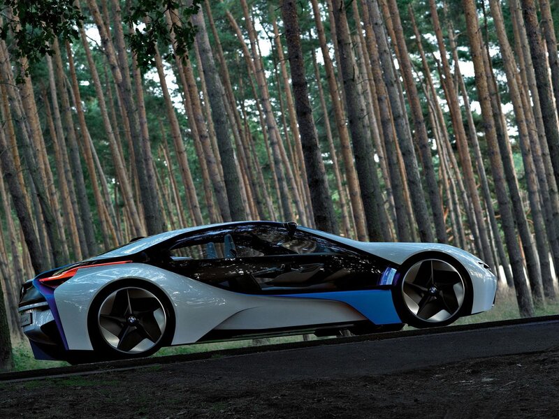 White and Blue Concept Car — Serene
