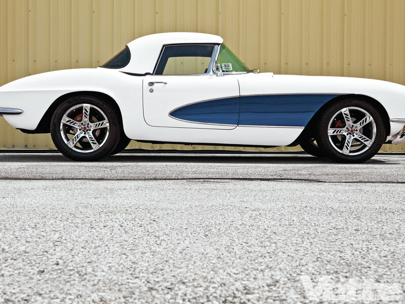 White and Blue Convertible Car