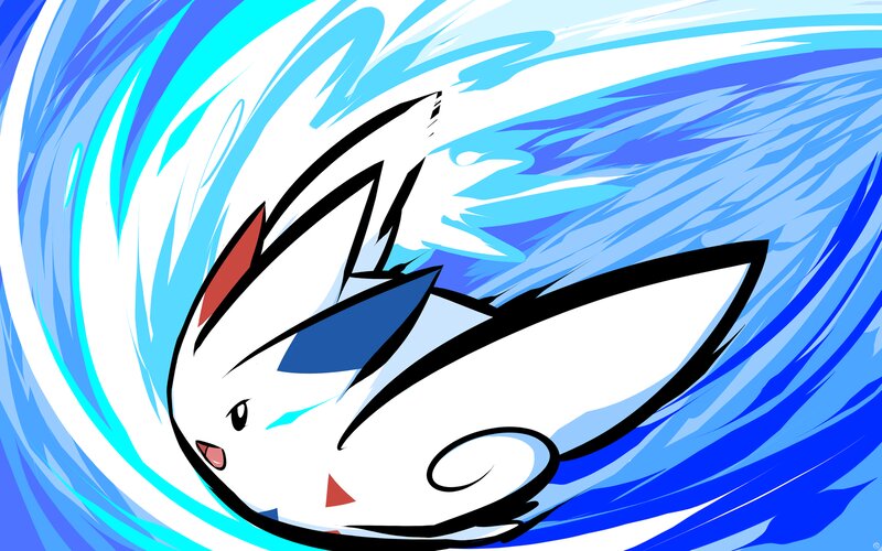 White and Blue Creature — Dynamic