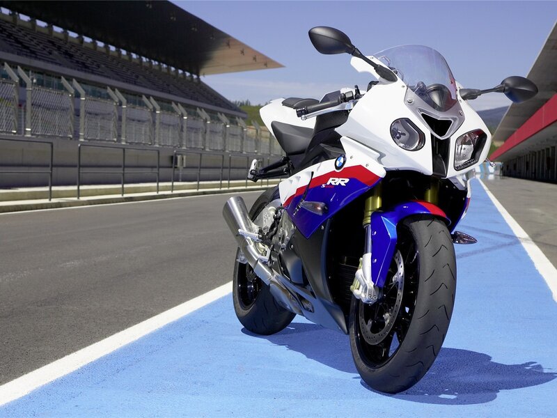 White and Blue Motorcycle — Calm