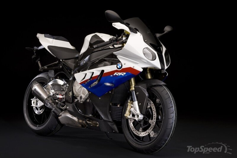 White and Blue Motorcycle — Dramatic