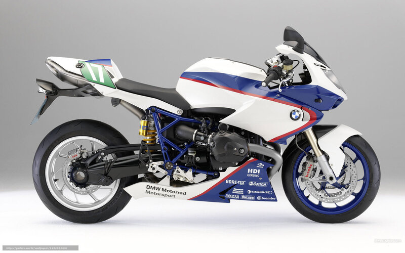 White and Blue Motorcycle — Neutral, Photograph, Racing Bike