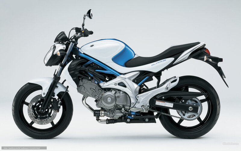 White and Blue Motorcycle — Neutral, Photograph, Seat, Engine