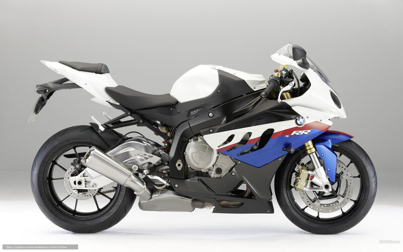 White and Blue Motorcycle — Neutral, Photograph, Seat